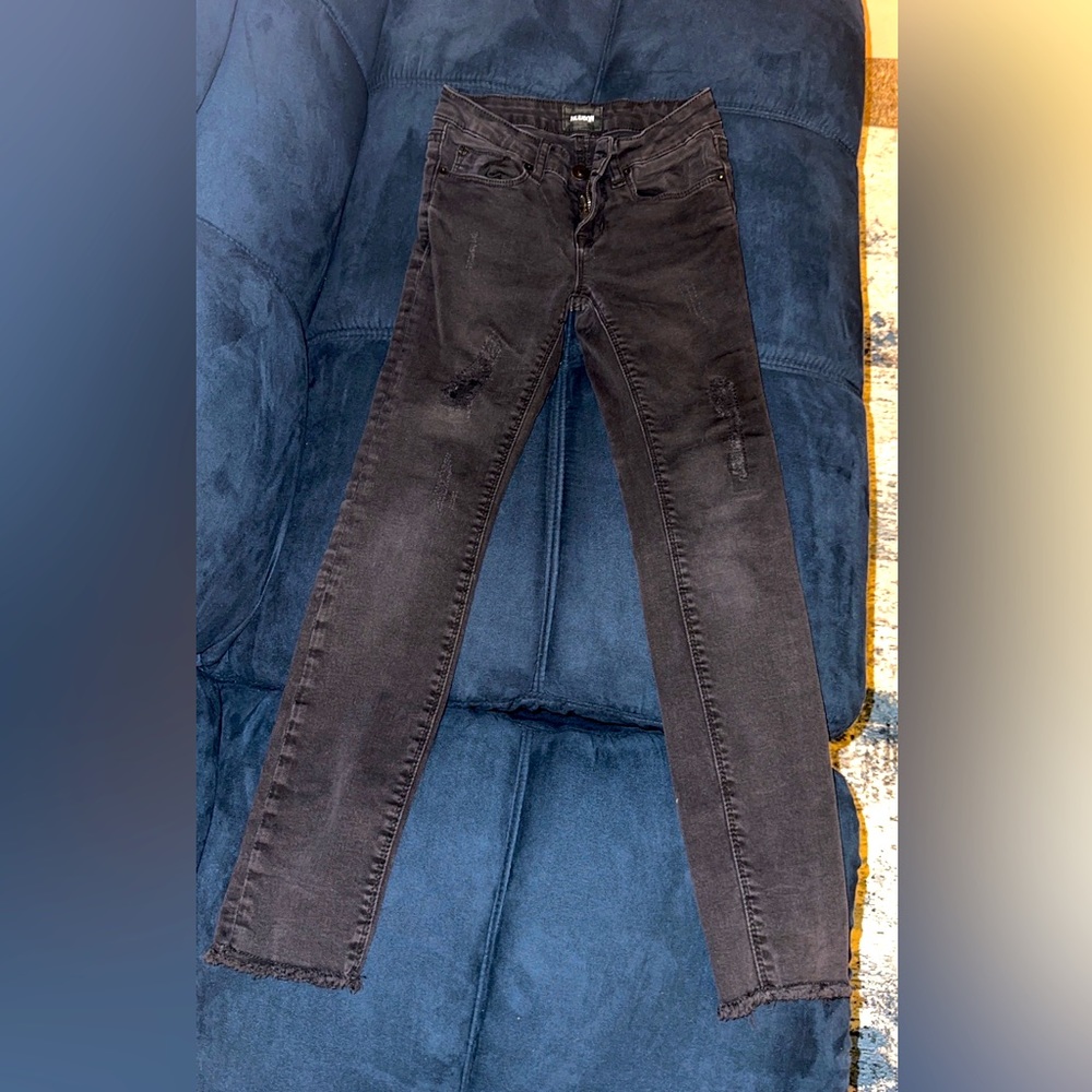 Hudson Girls Skinny Ripped Jeans
